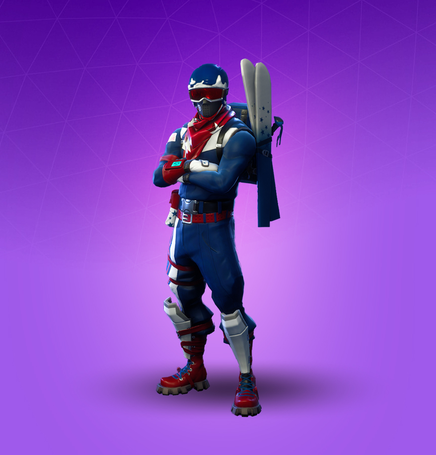 Fortnite Alpine Ace Usa Skin Outfit Png Images Pro Game Guides