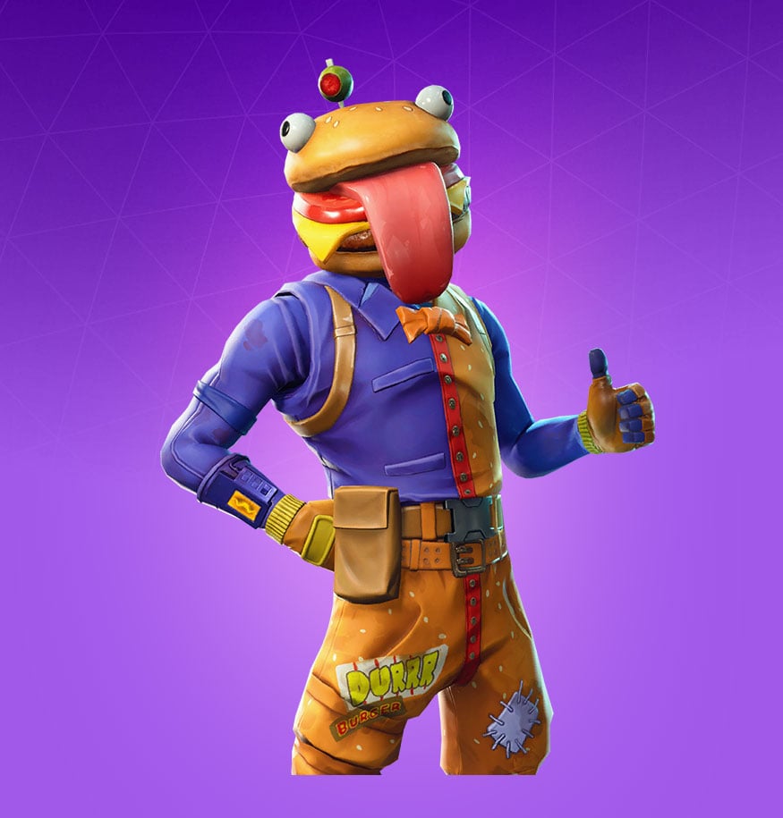Fortnite Beef Boss Skin Character Png Images Pro Game Guides - fortnite burger glider roblox