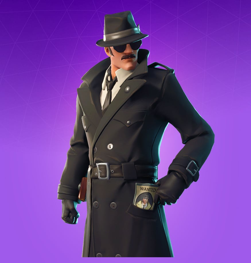 Fortnite Noir Skin Character Png Images Pro Game Guides - roblox detective outfit