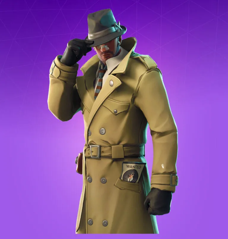 Fortnite Sleuth Skin - Character, PNG, Images - Pro Game Guides