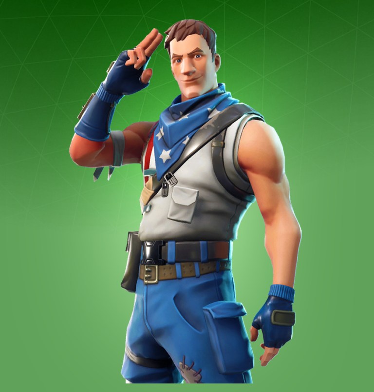 Fortnite Star-Spangled Trooper Skin - Character, PNG, Images - Pro Game ...