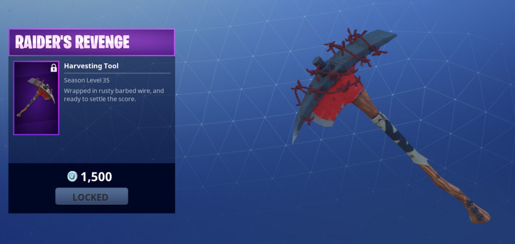 this is a pretty intimidating looking harvesting tool that will strike fear in your enemies heart posted in fortnite features - harvesting tools fortnite