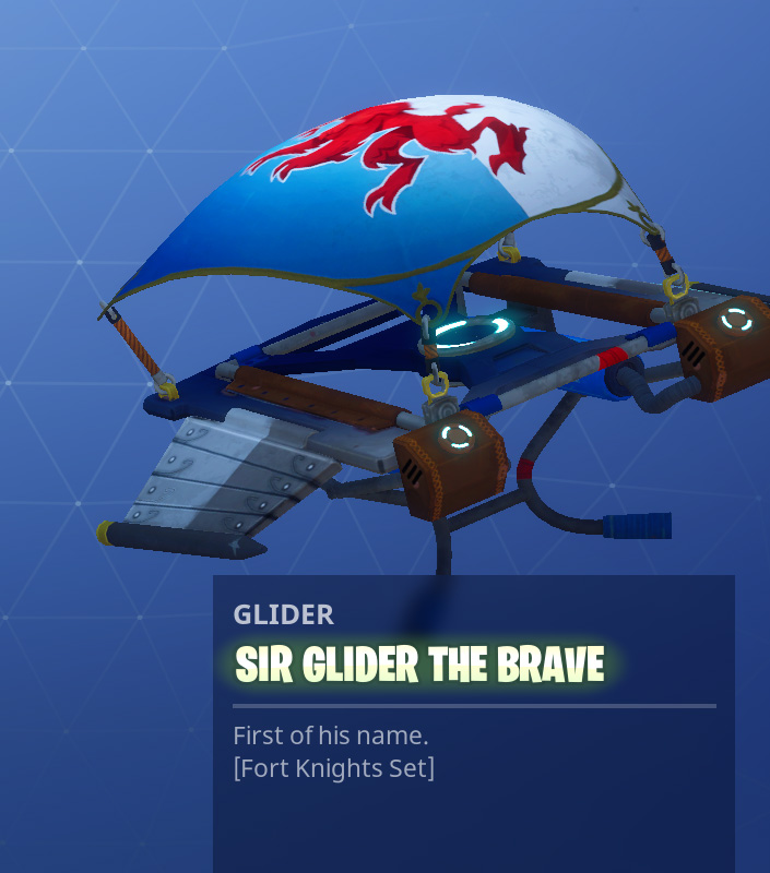 cosmetics screenshots - fortnite free glider