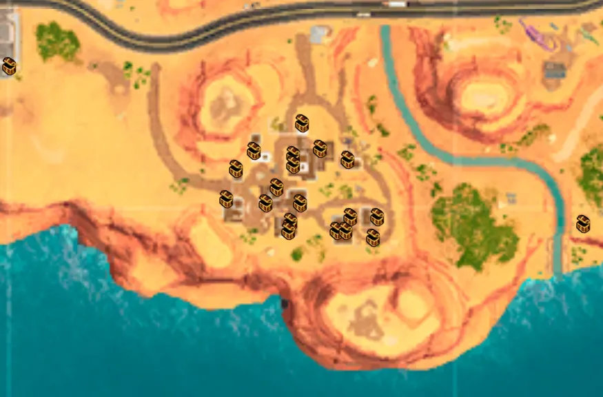 i d say this is more of a mid tier popular place to land due to it being popularized by tfue it is mostly known as westworld after the hbo television show - fortnite chest target