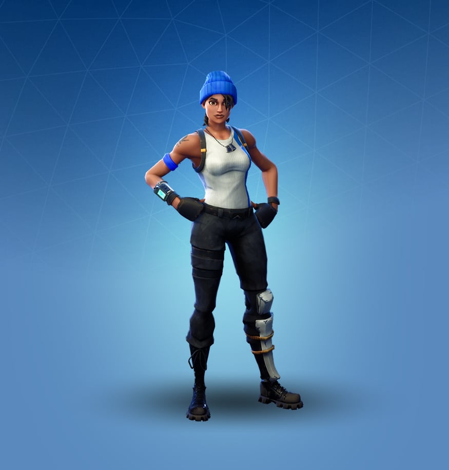Fortnite Blue Team Leader Skin Character, PNG, Images Pro Game Guides