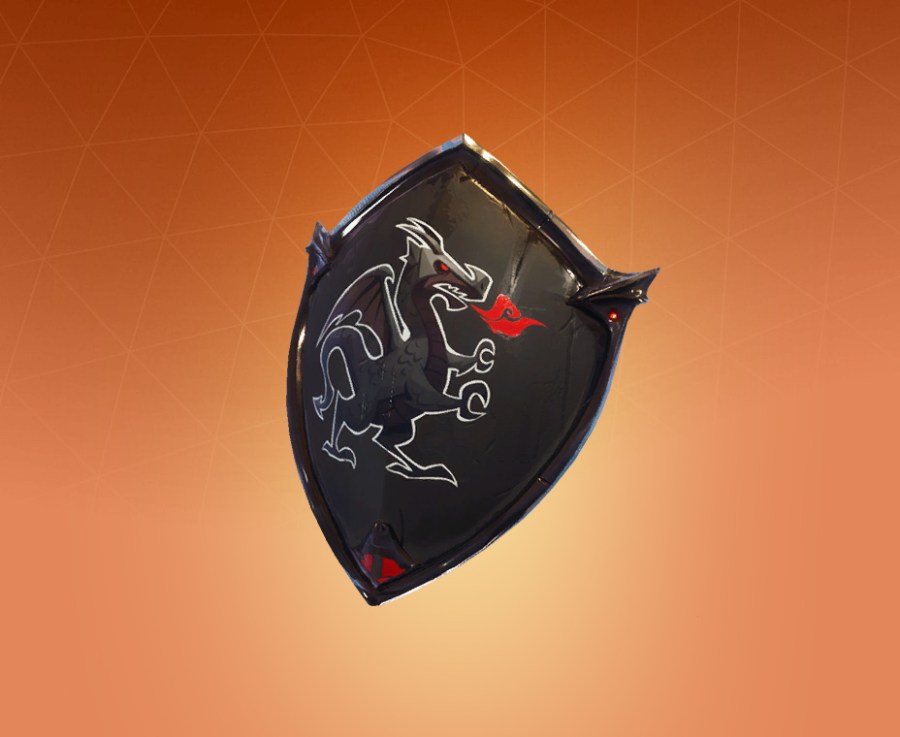 Black Shield Back Bling