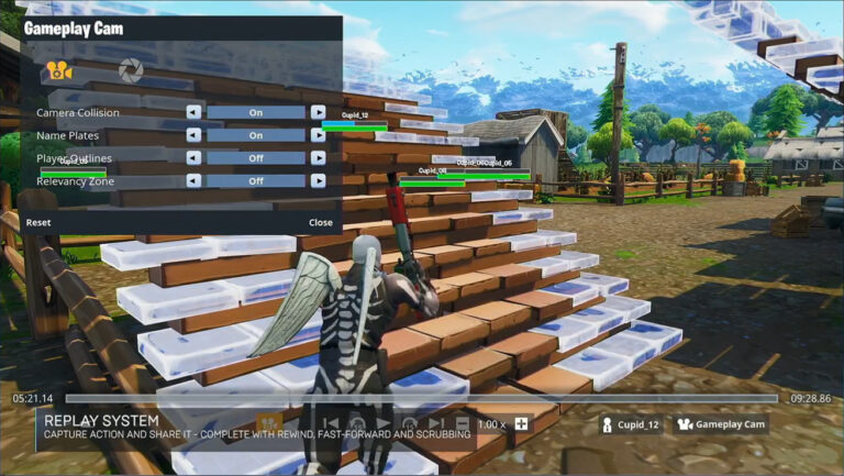 Fortnite Battle Royale Replay System Guide Release Date How To - the first screenshot is of the gameplay cam looks you ll be able to scrub through your game change the spee!   ds rewind and fast forward