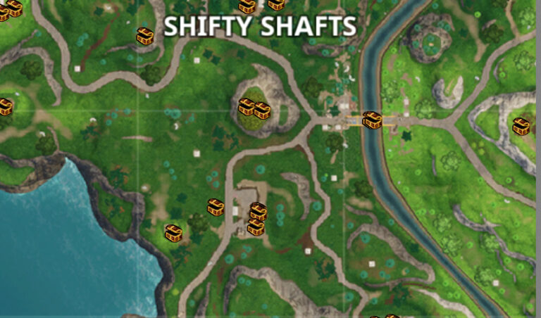 follow treasure map found in shifty shafts