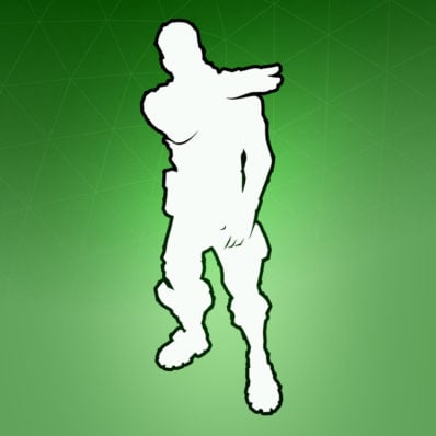 brush your shoulders - green emotes in fortnite