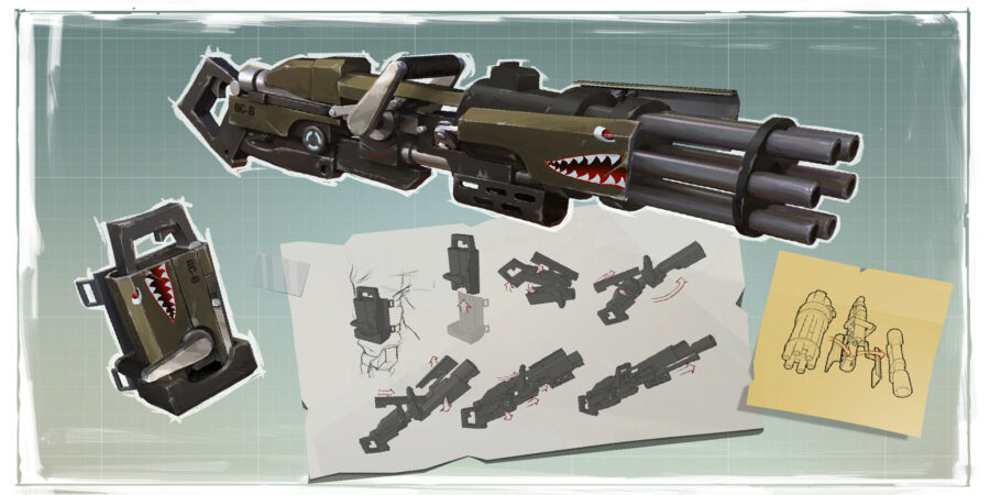 Fortnite Minigun Loading Screen Pro Game Guides - laser minigun roblox id