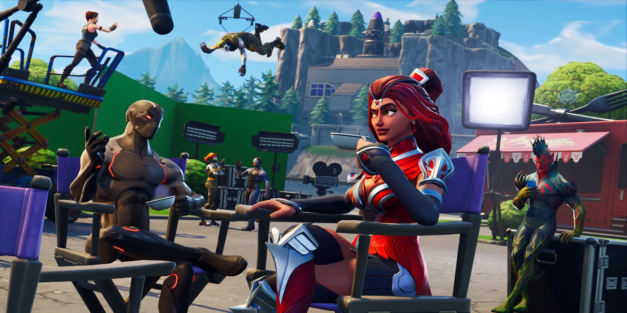 that s a wrap - quiet on the set fortnite loading screen