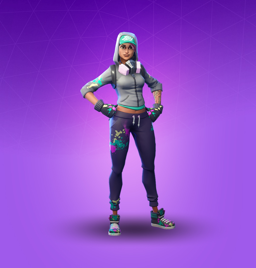 teknique - female abstrakt fortnite