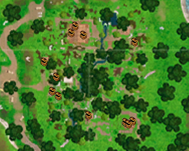 lonely lodge chest locations - fortnite week 3 free tier