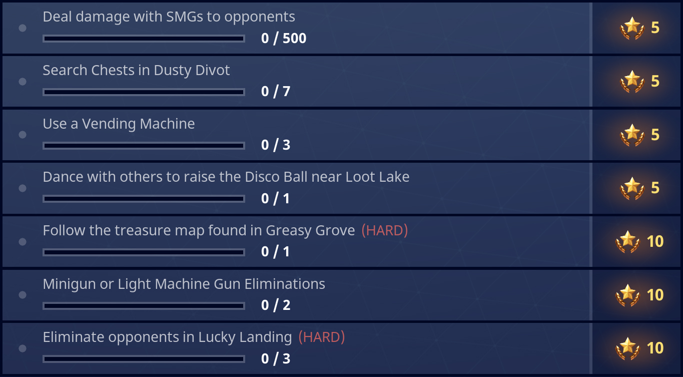 Fortnite s4 challenges week 4