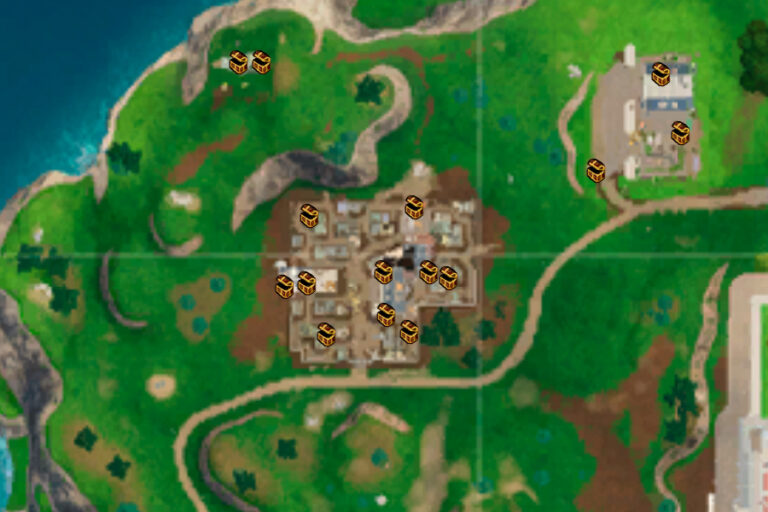 Fortnite Chest Map Season 4