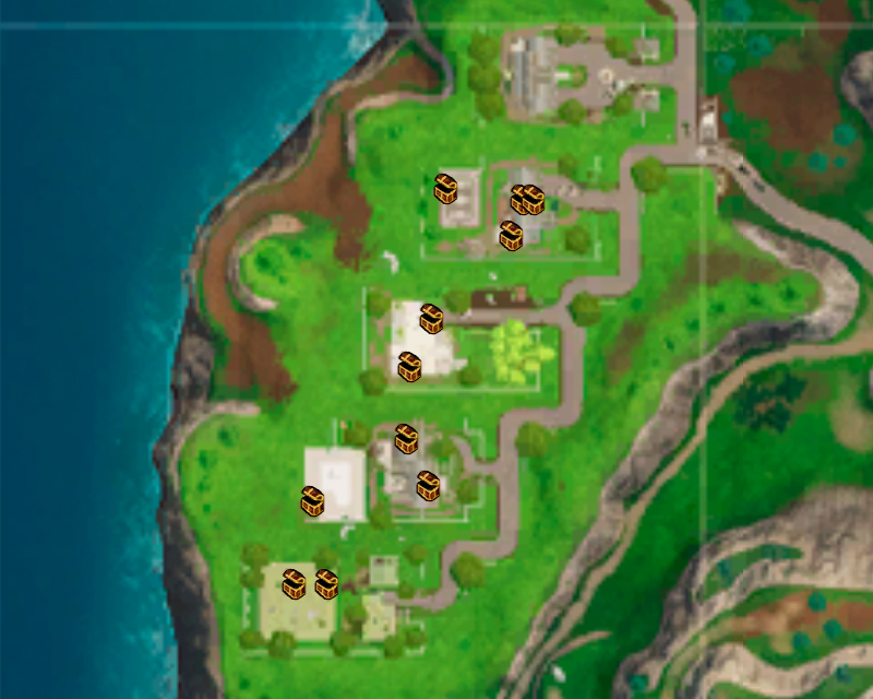 people do land here in general but it s manageable most of the time the chest locations below might not be fully up to date for the new map - best way to find a llama in fortnite