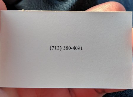 Season 5 Business Card Number
