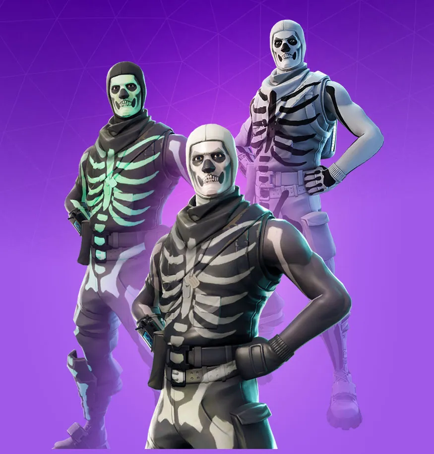 Fortnite Skull Trooper Skin Outfit Png Images Pro Game Guides