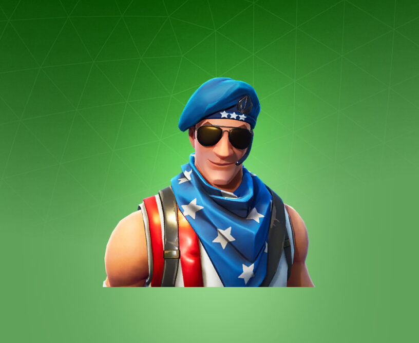 Fortnite StarSpangled Trooper Skin Character, PNG, Images Pro Game Guides