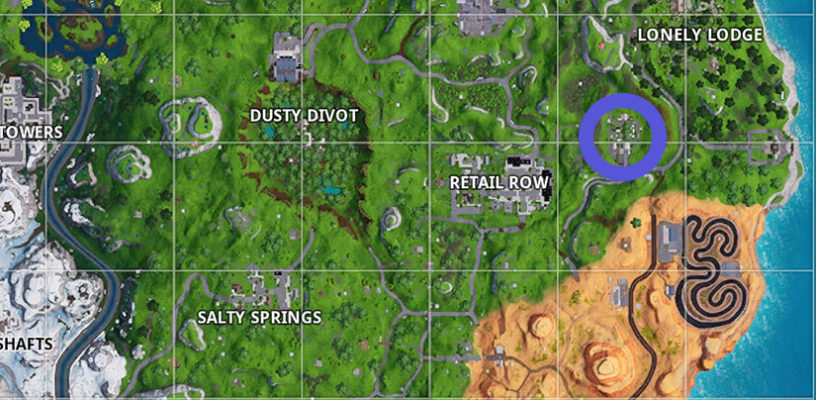 a quality spot for getting resources and getting looted up the one missing aspect to this drop is that there s no immediate transportation - current fortnite map 2019