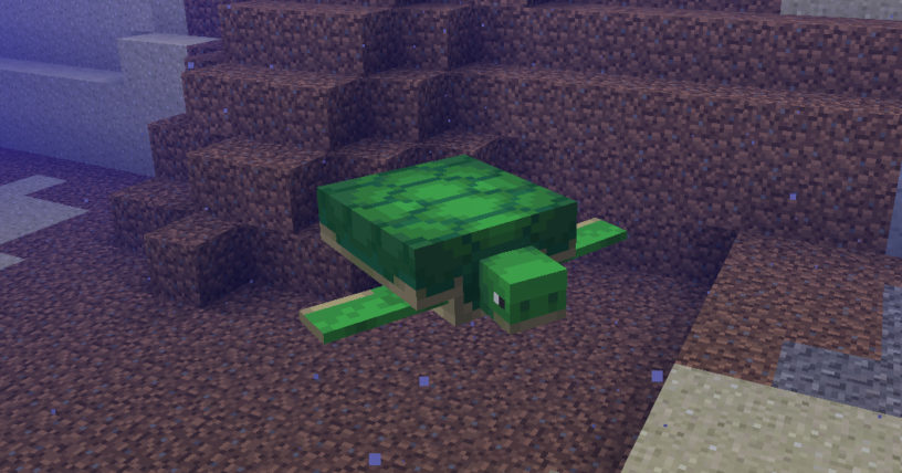 minecraft turtle lego