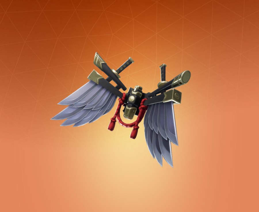Bladed Wings Back Bling
