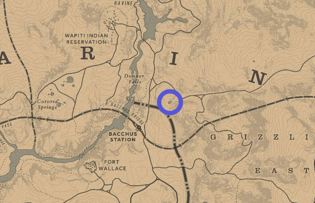 Red Dead Redemption 2 Grave Locations All Nine Character Gravesites   Rdr2 Arthur Morgan Grave Location Map 1024x662 