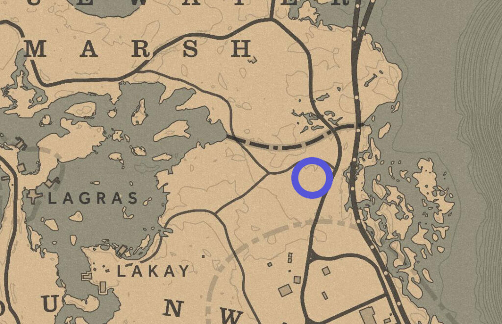 Red Dead Redemption 2 Grave Locations All Nine Character Gravesites   Rdr2 Hosea Matthews Grave Location Map 1024x662 