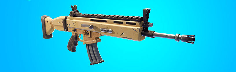 an accurate mid range fast firing assault rifle that does a good amount of damage the only real negative about the scar is that it can be difficult to - golden pump in fortnite