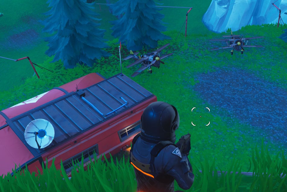 Fortnite Airplane Locations Guide X 4 Stormwing Controls Tips - west of dusty mountain