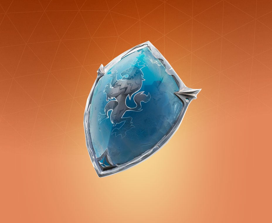 frozen red shield - red knight fortnite shield