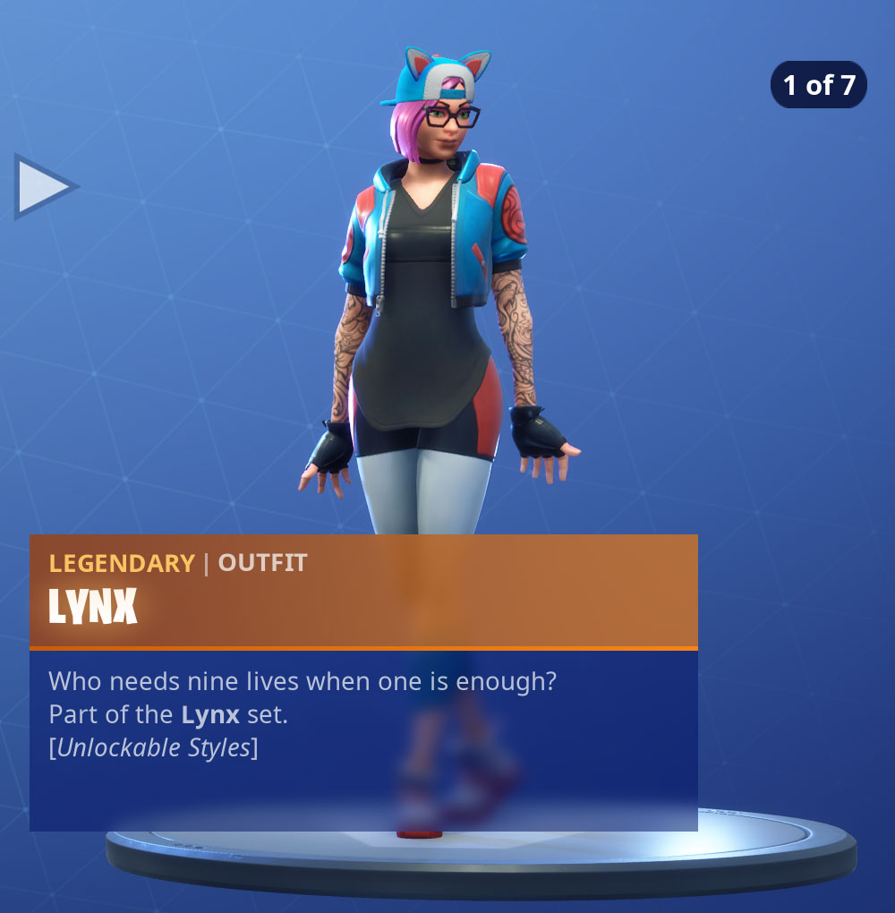 lynx fortnite hat