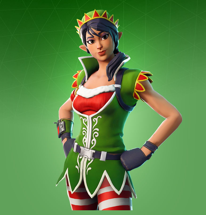Fortnite Elf Skin Female Fortnite Tinseltoes Skin Character Png Images Pro Game Guides
