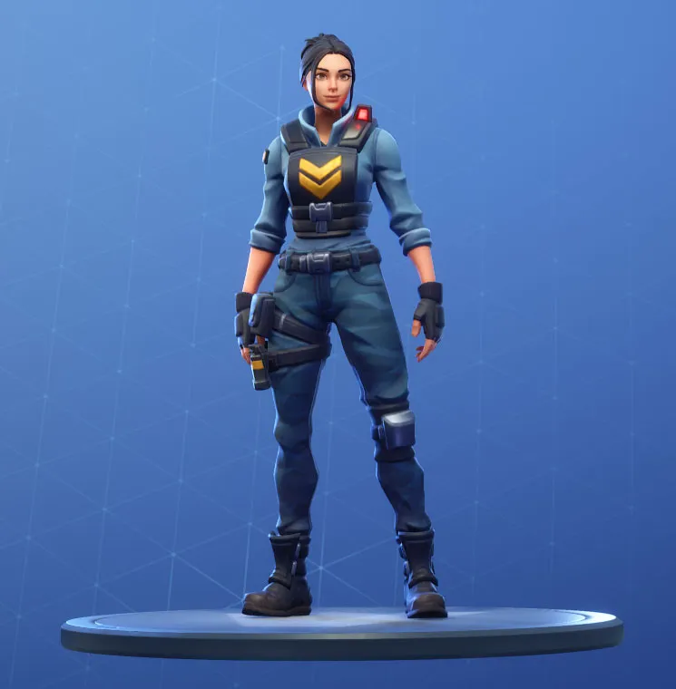 Waypoint outfit from Fortnite (Unmasked style)