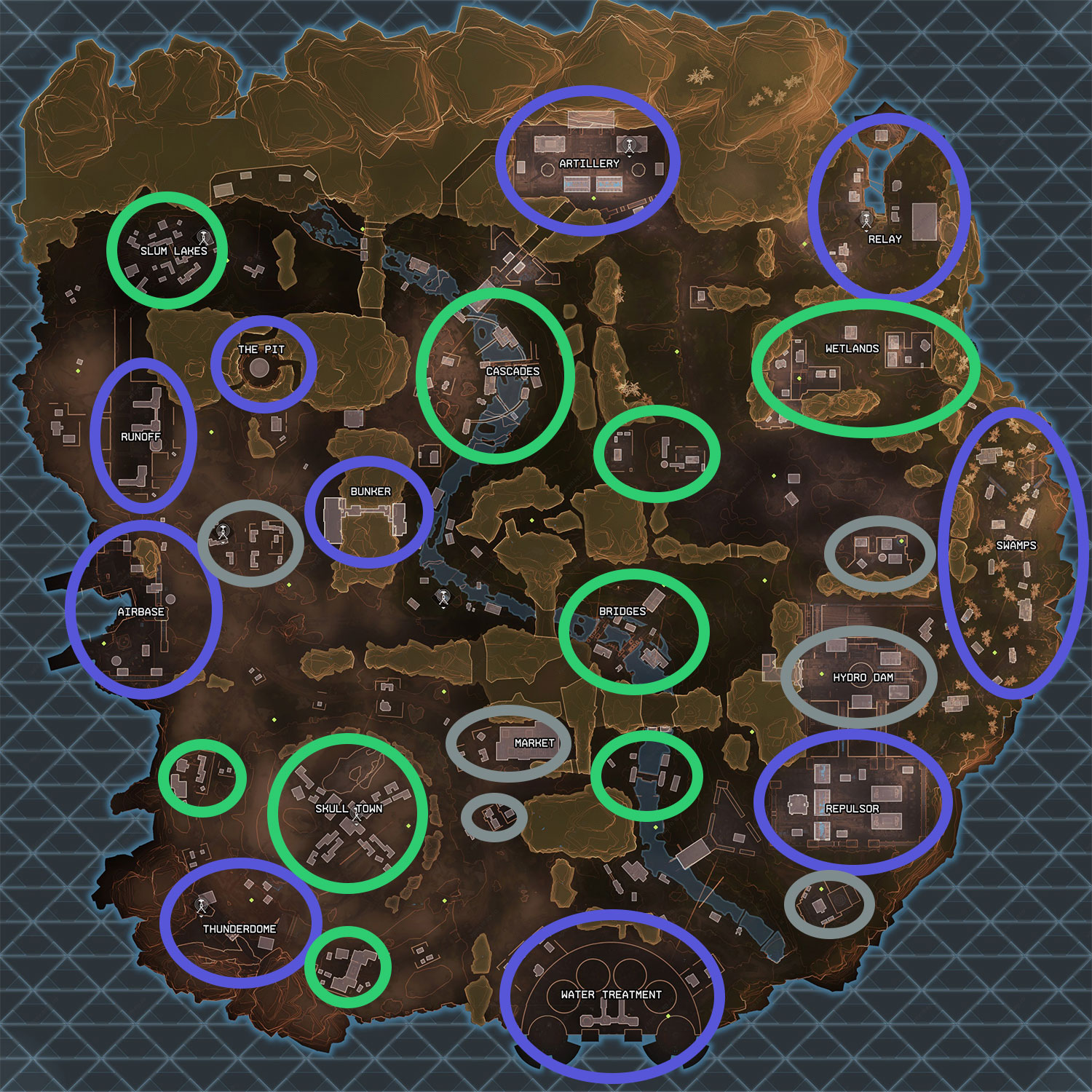 Apex Legends Map Guide Locations Names Loot Tiers Pro Game Guides