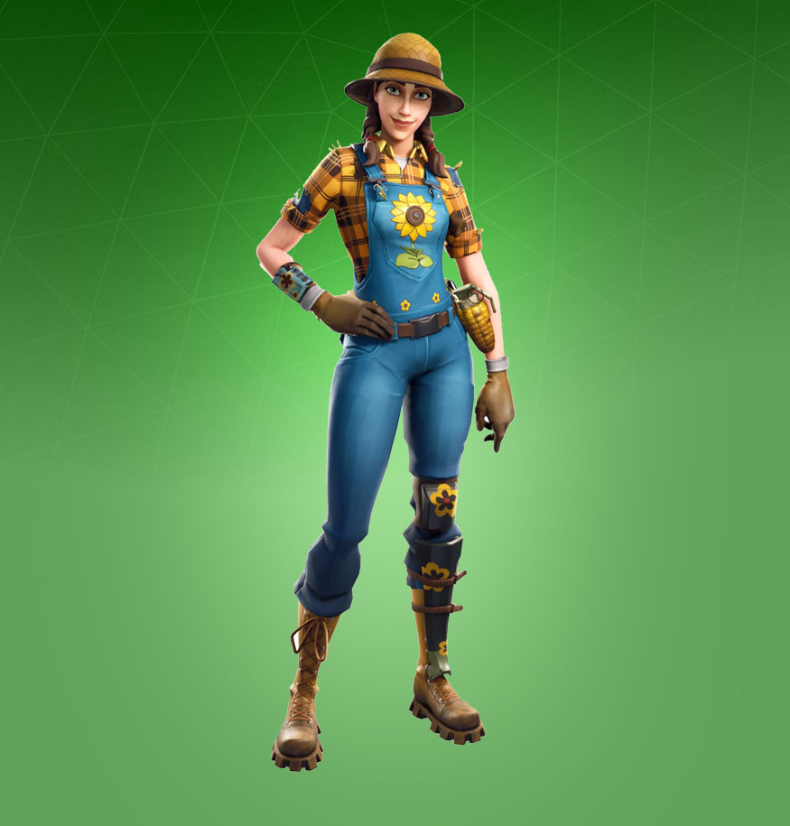 Fortnite Sunflower Skin Outfit Png Images Pro Game Guides