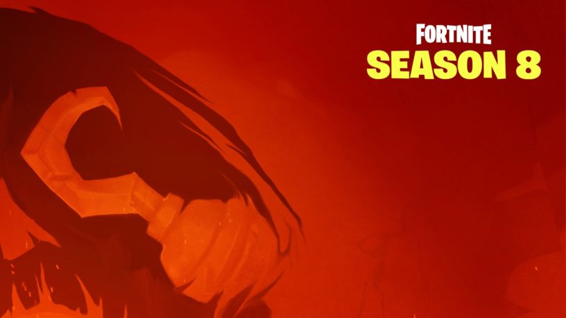 to be some red hot flames with the silhouette of a traditional looking pirate s hook there s been some speculation that the season will revolve around - fortnite cheat sheet season 8 week 2