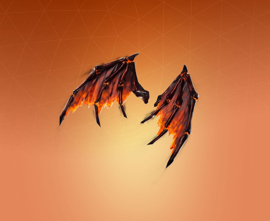 molten valkyrie wings - lava wings fortnite