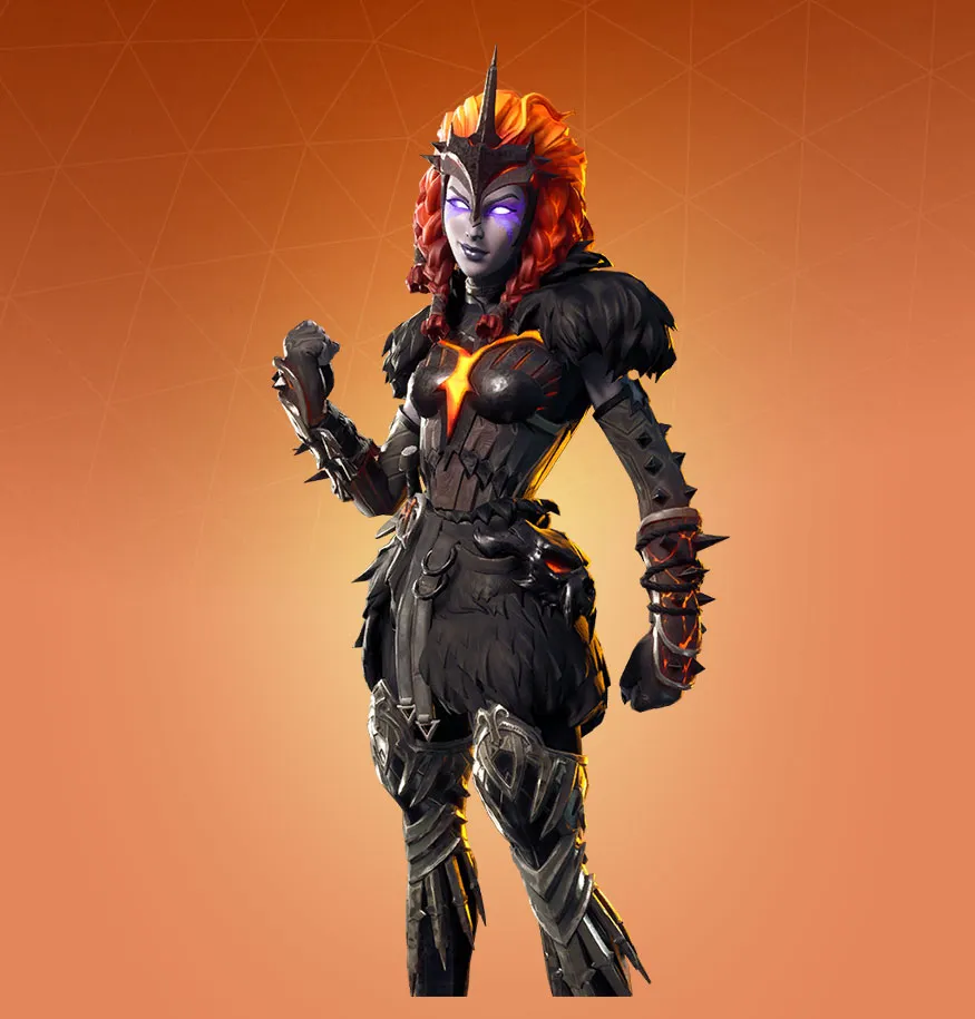 Fortnite Molten Valkyrie Skin Outfit Pngs Images Pro Game Gui!   des - molten valkyrie
