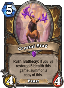 Hearthstone Rise Of Shadows Spoilers List All Currently Revealed Cards Pro Game Guides - druid of the stag roblox