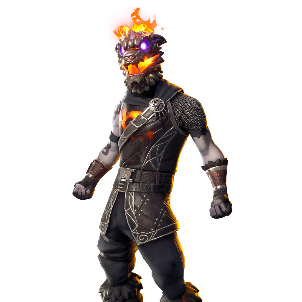 Fortnite Molten Battle Hound Skin Outfit Pngs Images Pro Game - lava legends set