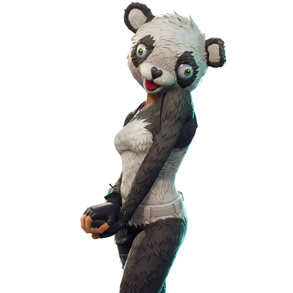 Fortnite P A N D A Team Leader Skin Outfit Png Images Pro