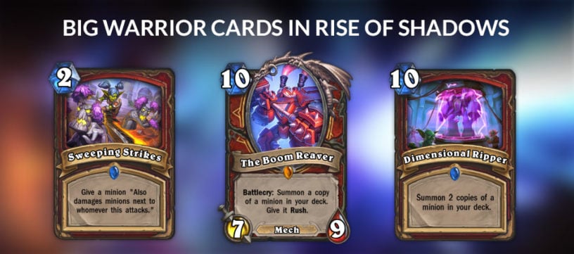 Big Warrior Deck List Guide Rise Of Shadows Ros Pro Game Guides