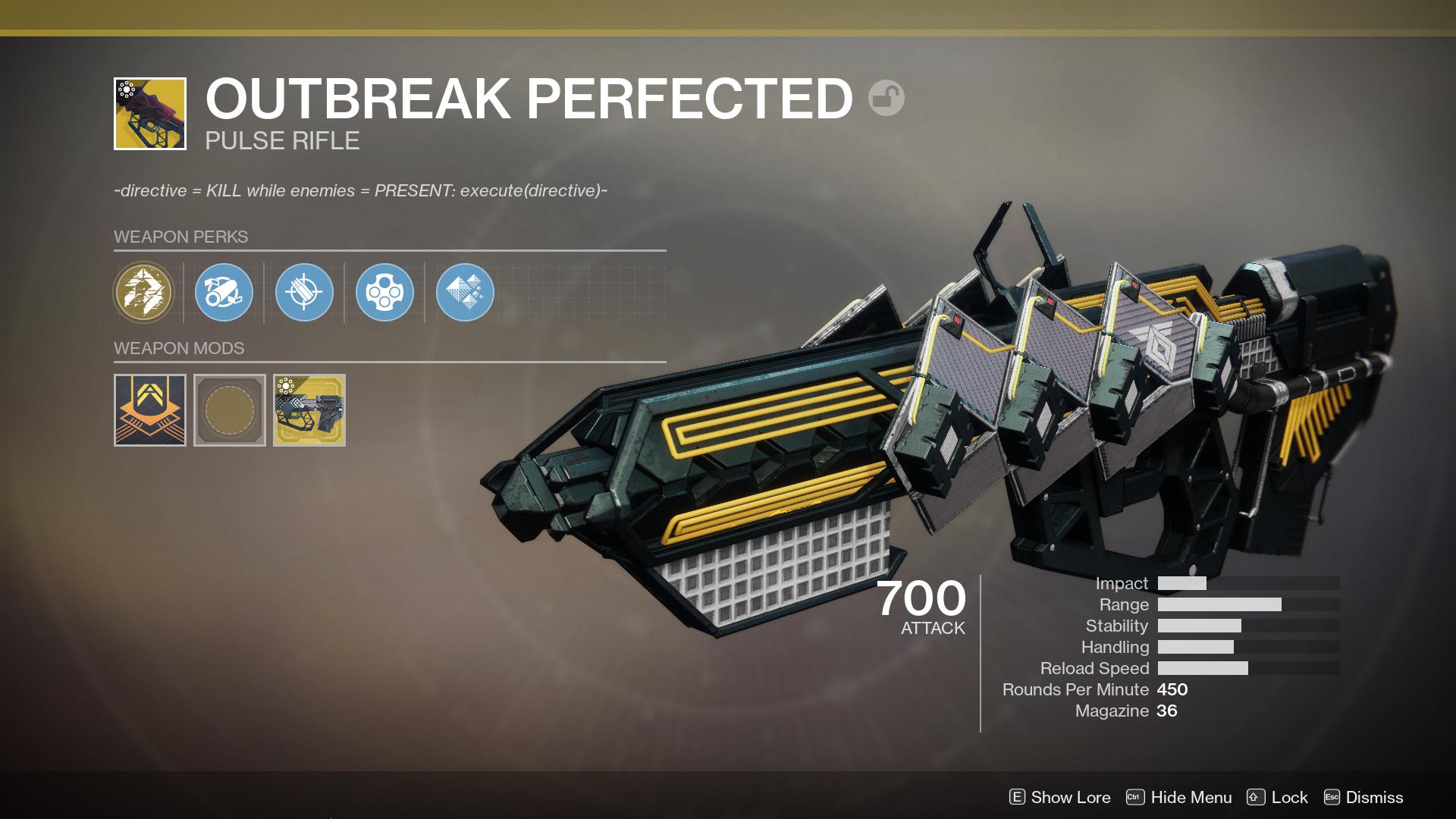 Howto Get the Outbreak Perfected Pulse Rifle Quest Steps Guide