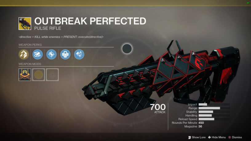 How To Get The Outbreak Perfected Pulse Rifle Quest Steps Guide - jury rigging roblox games