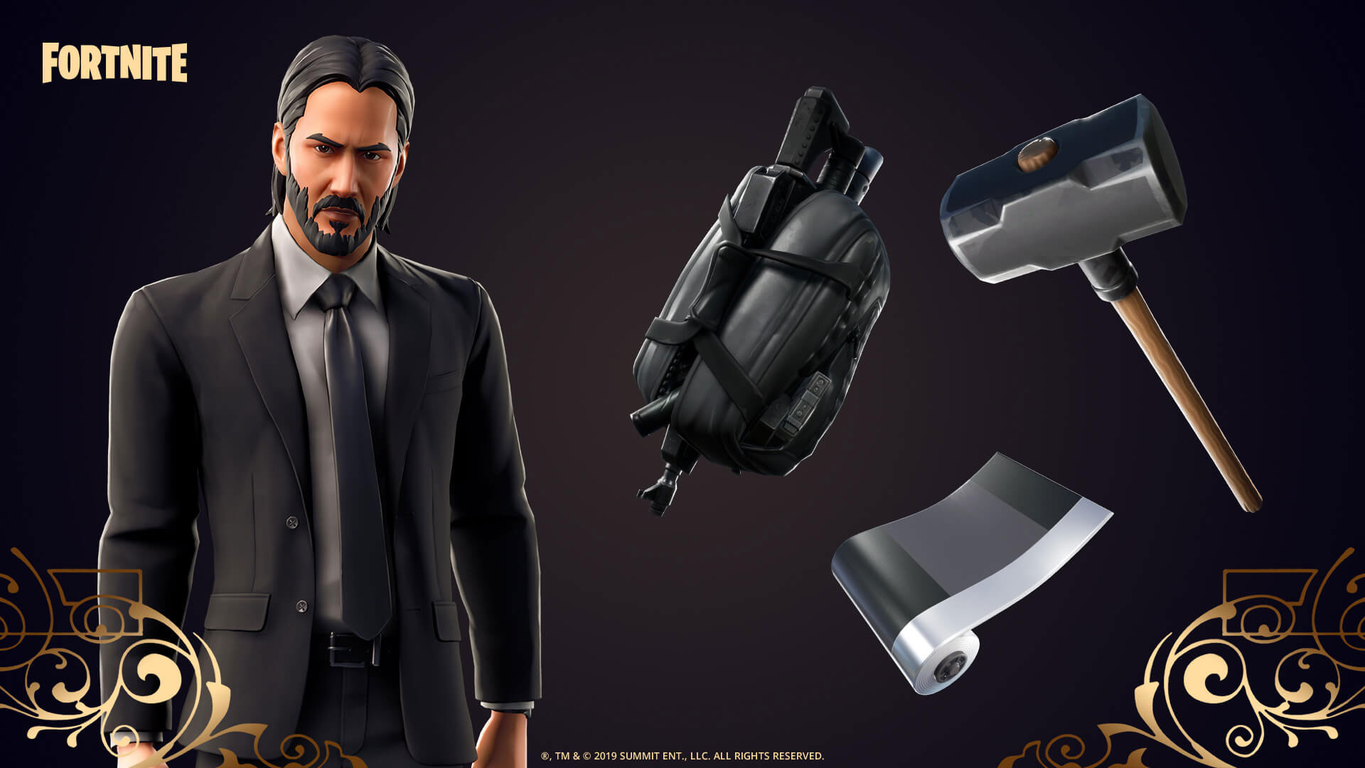Fortnite John Wick Skin Outfit Png Images Pro Game Guides