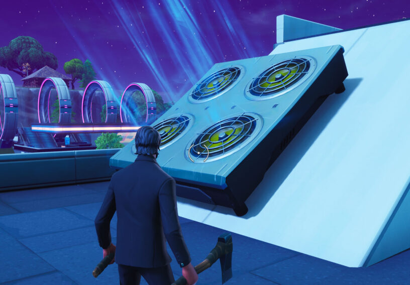 if you jump on these you become immune to fall damage and you are launched a short distance could be useful for getting out of a sticky situation - fortnite vents