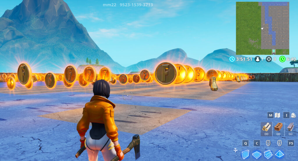 Fortnite Fastest Way to Change Tile Color & Collect Coins, Shoes