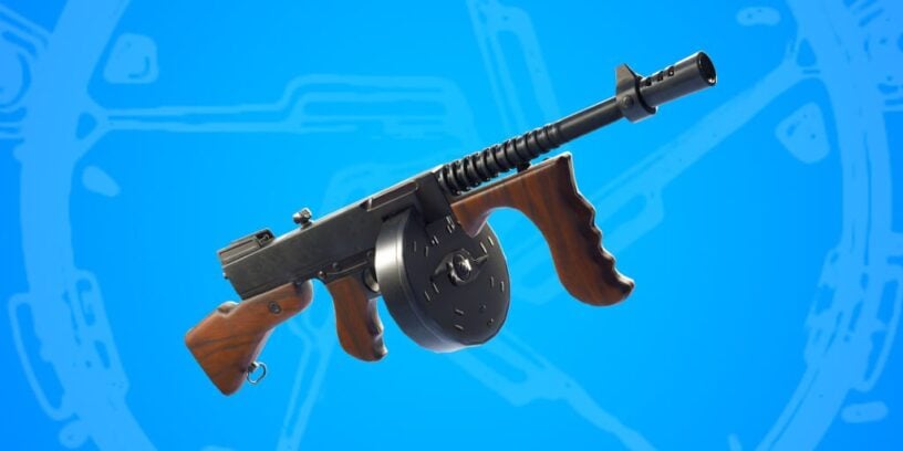 players were tasked to hack away at the one they wanted to see brought back from the vault the players have spoken and they have brought back the drum gun - fortnite bouncer vaulted