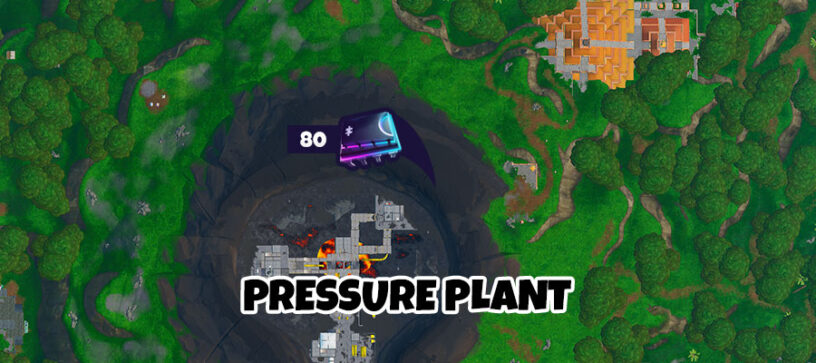 80 Fortnite Location Fortbyte 80 Location Accessible By Using The Bunker Basher Pickaxe To Smash The Rock At The Highest Point Of The Volcano Rim Pro Game Guides